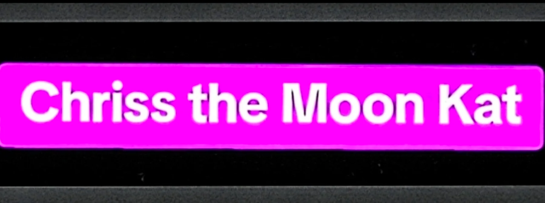Chriss the Moon Kat, coverbillede